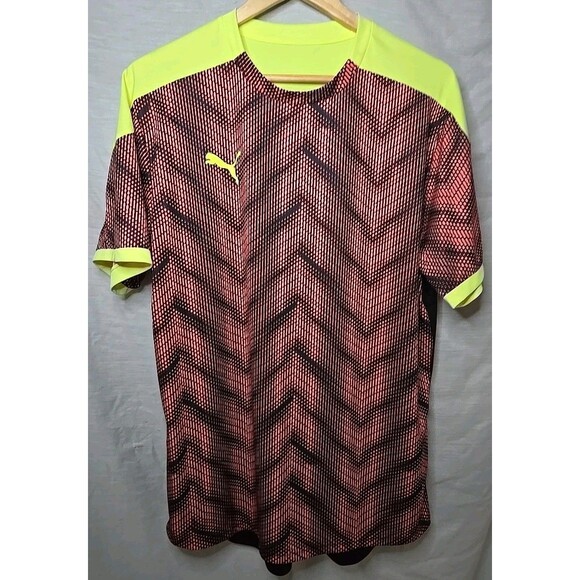PUMA Drycell 2019/2020 Template T-Shirt Sz XL Adult, Light Neck Stain - Picture 1 of 9
